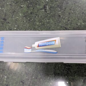 Plastic organize box.Toothbrush